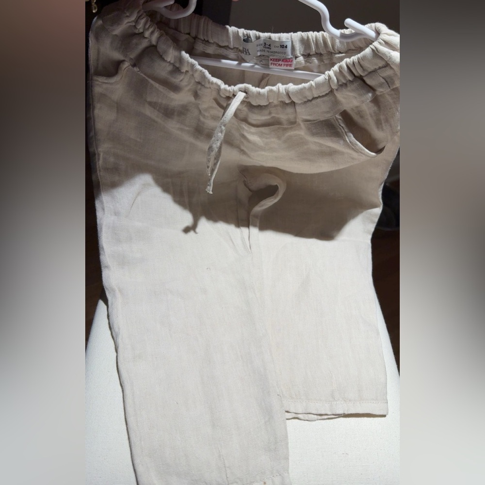 Zara toddler linen pants